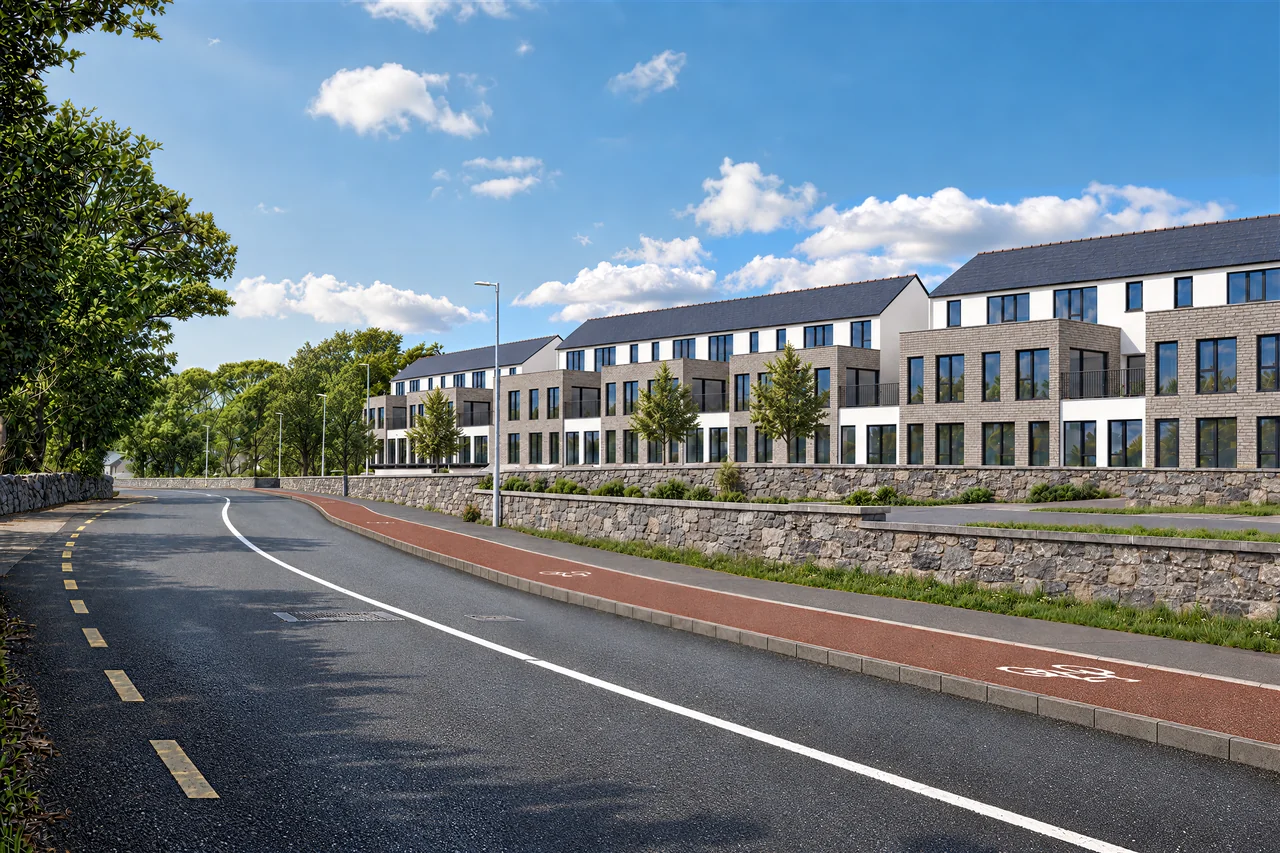 Artist’s impression of the updated terraces along the Coast Road